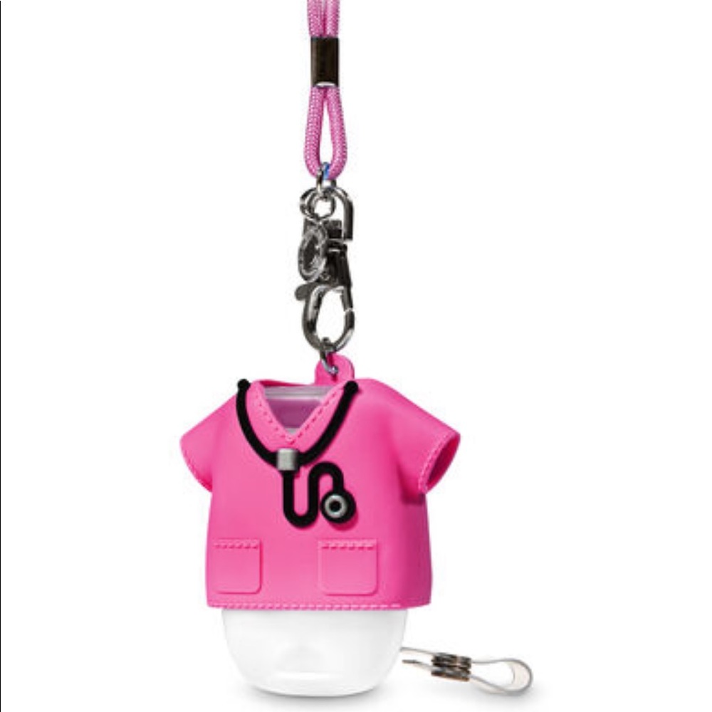 Badge Reel + Hand Sanitizer Holder Nurse Scrubs Bath and Body Works